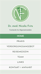 Mobile Screenshot of dr-nicola-fritz.de